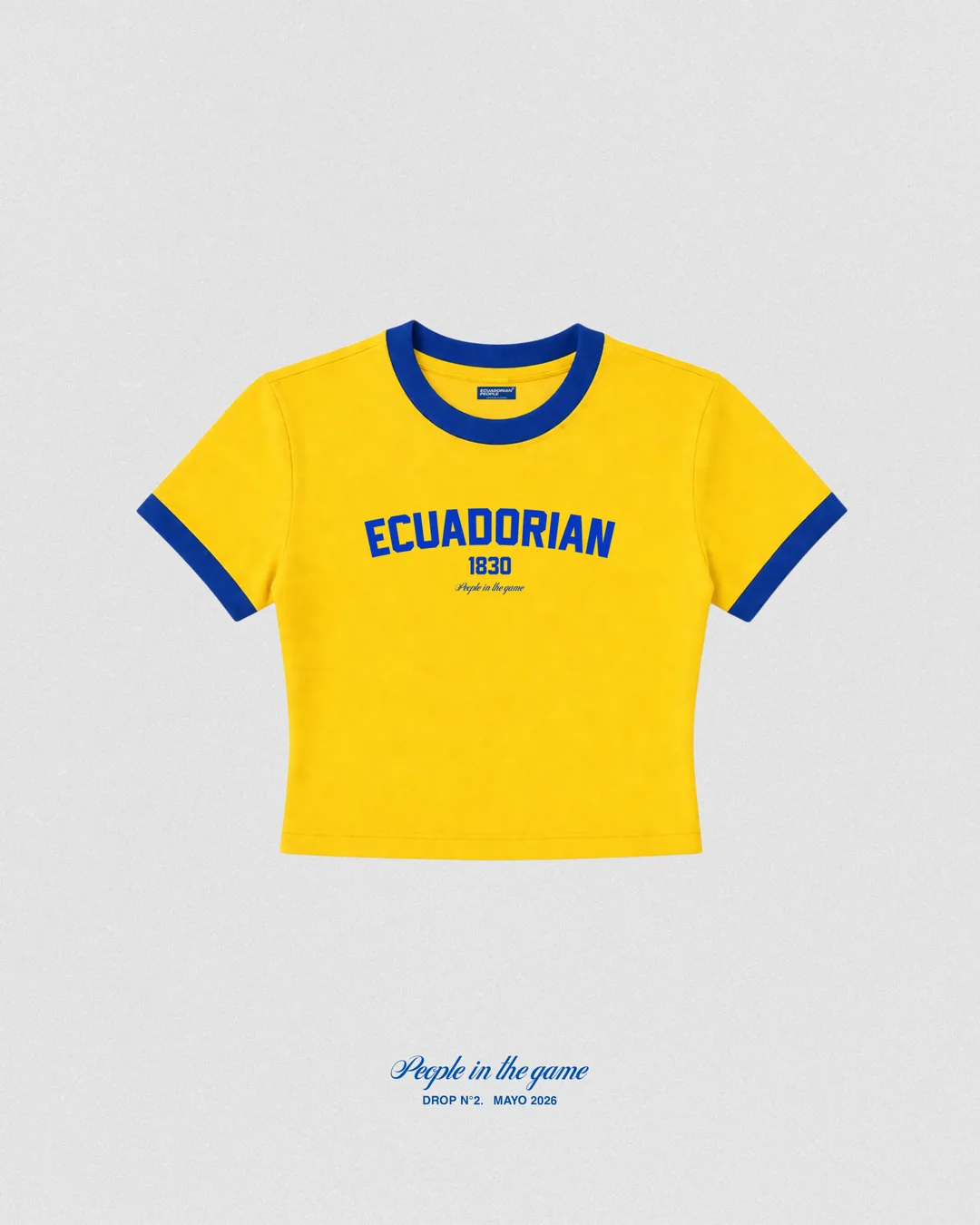 Baby Tee Amarilla 1830